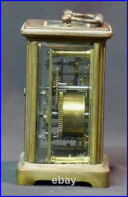 AA 1850 belle pendulette d' officier de voyage 800g12cm réveil à rubis clock