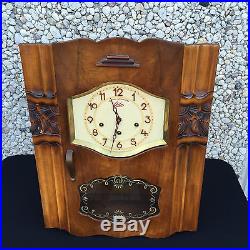 Ancien Carillon Pendule Horloge Westminster Odo 11 Marteaux 10 Tiges Ave Maria
