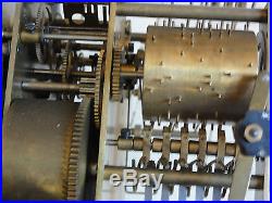 Ancien Carillon Pendule Odo N° 36 Gros Rouleau 10 Tiges 10 Marteaux