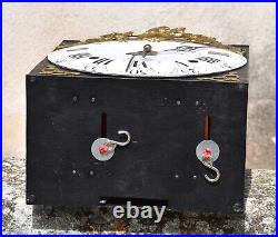ANCIEN MOUVEMENT HORLOGE COMTOISE 18 EME clock COQ