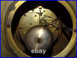 -ANCIENNE PENDULE BRONZE XIXe NAPOLEON III TETE DE LION PIEDS GRIFFES D