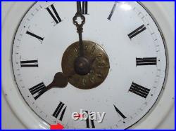 -ANCIENNE PENDULE FORET NOIRE PORCELAINE avec 2 SONNERIES COLLECTION HORLOGE D -ANCIENNE PENDULE FORET NOIRE PORCELAINE avec 2 SONNERIES COLLECTION HORLOGE D