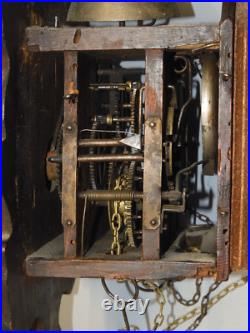 -ANCIENNE PENDULE FORET NOIRE PORCELAINE avec 2 SONNERIES COLLECTION HORLOGE D -ANCIENNE PENDULE FORET NOIRE PORCELAINE avec 2 SONNERIES COLLECTION HORLOGE D