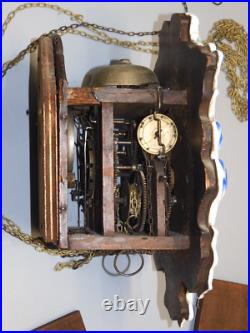 -ANCIENNE PENDULE FORET NOIRE PORCELAINE avec 2 SONNERIES COLLECTION HORLOGE D -ANCIENNE PENDULE FORET NOIRE PORCELAINE avec 2 SONNERIES COLLECTION HORLOGE D