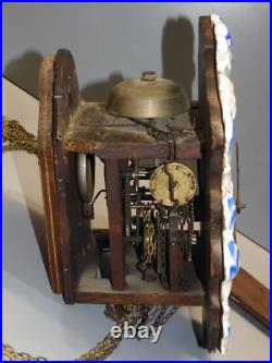 -ANCIENNE PENDULE FORET NOIRE PORCELAINE avec 2 SONNERIES COLLECTION HORLOGE D -ANCIENNE PENDULE FORET NOIRE PORCELAINE avec 2 SONNERIES COLLECTION HORLOGE D