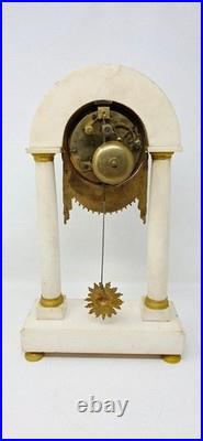 ANCIENNE PENDULE PORTIQUE FIN XVIIIème DEBUT XIXème ANCIENNE PENDULE PORTIQUE FIN XVIIIème DEBUT XIXème