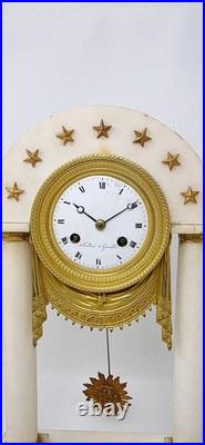 ANCIENNE PENDULE PORTIQUE FIN XVIIIème DEBUT XIXème ANCIENNE PENDULE PORTIQUE FIN XVIIIème DEBUT XIXème