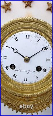ANCIENNE PENDULE PORTIQUE FIN XVIIIème DEBUT XIXème ANCIENNE PENDULE PORTIQUE FIN XVIIIème DEBUT XIXème