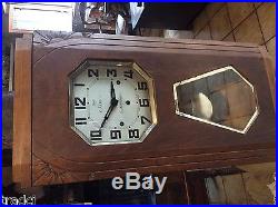 Antique Carillon Horloge Art Deco Odo N° 36 Westminster 8 Tiges 8 Marteaux