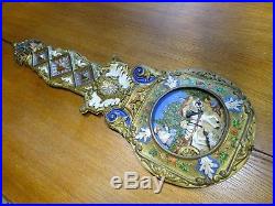 Ancien Balancier De Comtoise Automate Animé Horloge Old Clock