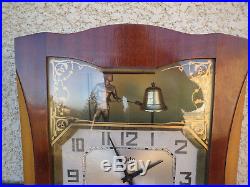 Ancien Carillon Art Déco Odo automate Jacquemart horloge pendule dlg westminster