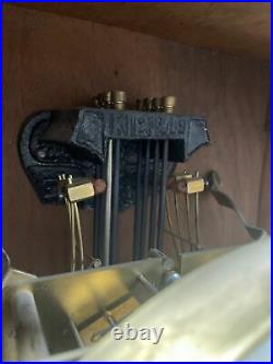 Ancien Carillon KIENZLE 8 Tiges 8 Marteaux Horloge no Odo Fonctionne