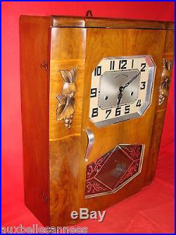 Ancien Carillon Westminster 8 Tiges 8 Marteaux / Horloge Pendule Old Clock