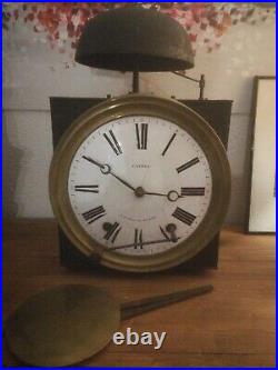 Ancien GRAND Mouvement Comtoise Horloge Clock Uhr Orologio Relog Relogio XXL