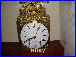 Ancien Mouvement Pendule Horloge Comtoise Orologio Old Clock Uhr Reloj