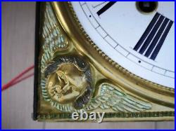 Ancien Rare Mouvement Pendule Horloge Comtoise Orologio Old Clock Uhr Reloj