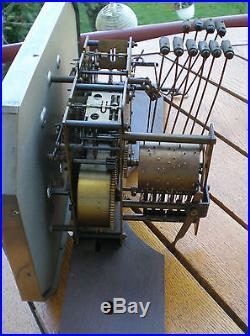 Ancien carillon ODO rare mécanisme N° 30 à 10 tiges 10 marteaux à rouleau art