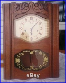 Ancien carillon horloge pendule ODO 10 MARTEAUX 10 TIGES N24 TIGES 111