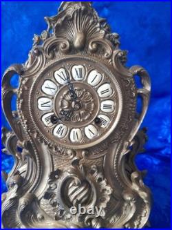 Ancien cartel pendule horloge de style louis XV époque 20 ème
