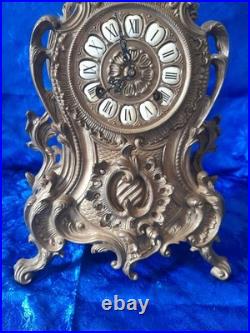 Ancien cartel pendule horloge de style louis XV époque 20 ème