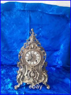 Ancien cartel pendule horloge de style louis XV époque 20 ème