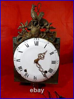 Ancien mécanisme d'horloge époque XVIIIé