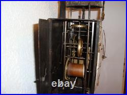 Ancien mouvement comtoise coq orologio old clock uhr reloj