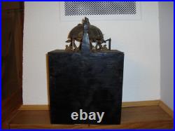 Ancien mouvement comtoise coq orologio old clock uhr reloj