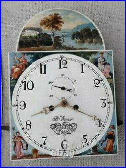 Ancien mouvement horloge anglais uhr England clock George III