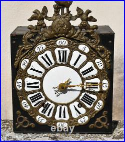 Ancien mouvement mécanisme horloge pendule comtoise