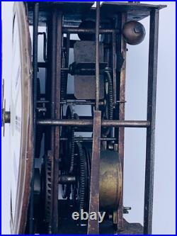 Ancien mouvement mini comtoise Romanet et Cie pendule horloge clock uhr 19ème