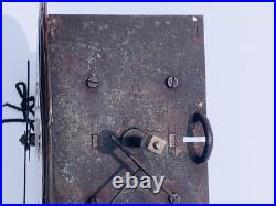 Ancien mouvement mini comtoise Romanet et Cie pendule horloge clock uhr 19ème