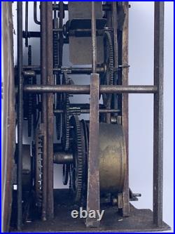 Ancien mouvement mini comtoise Romanet et Cie pendule horloge clock uhr 19ème
