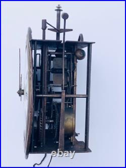 Ancien mouvement mini comtoise Romanet et Cie pendule horloge clock uhr 19ème