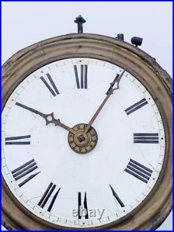 Ancien mouvement mini comtoise Romanet et Cie pendule horloge clock uhr 19ème