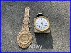 AncienMouvement d'horloge de comtoise MOLY Castelnau XIX AncienMouvement d'horloge de comtoise MOLY Castelnau XIX