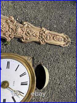 AncienMouvement d'horloge de comtoise MOLY Castelnau XIX AncienMouvement d'horloge de comtoise MOLY Castelnau XIX