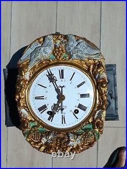 Ancienne Horloge Comtoise Balancier. XIX