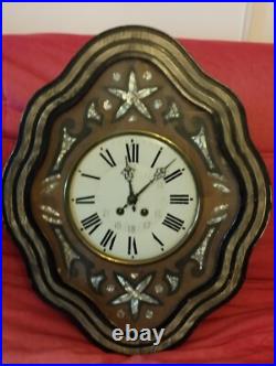 Ancienne Horloge En Oeil De Boeuf Style Napoléon III