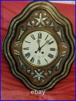 Ancienne Horloge En Oeil De Boeuf Style Napoléon III