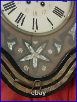 Ancienne Horloge En Oeil De Boeuf Style Napoléon III