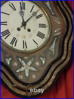 Ancienne Horloge En Oeil De Boeuf Style Napoléon III