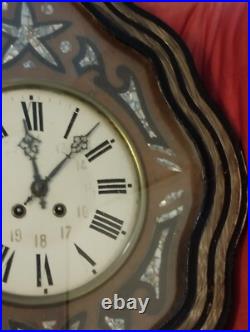 Ancienne Horloge En Oeil De Boeuf Style Napoléon III