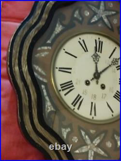 Ancienne Horloge En Oeil De Boeuf Style Napoléon III