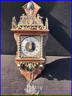 Ancienne Horloge Hollandaise NU ELCK SYN SIN, Ancienne Pendule Voir Photos