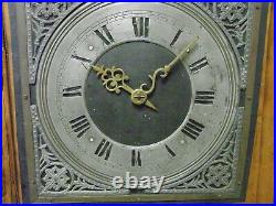 Ancienne Horloge Pendule Fronton Tete Soleil Pendulum Support En Bois