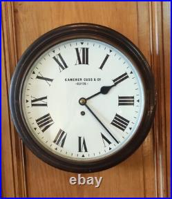Ancienne Horloge Pendule Murale Anglaise Camerer Cuss & Co/English Wall Clock