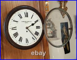 Ancienne Horloge Pendule Murale Anglaise Camerer Cuss & Co/English Wall Clock