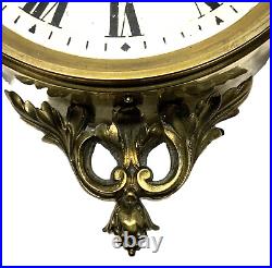 Ancienne PENDULE BOULANGERE bronze XIXème mouvement JAPY Horloge murale clé
