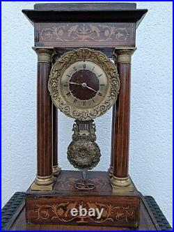 Ancienne Pendule Horloge Napoleon III Pendulum Clock French Uhr